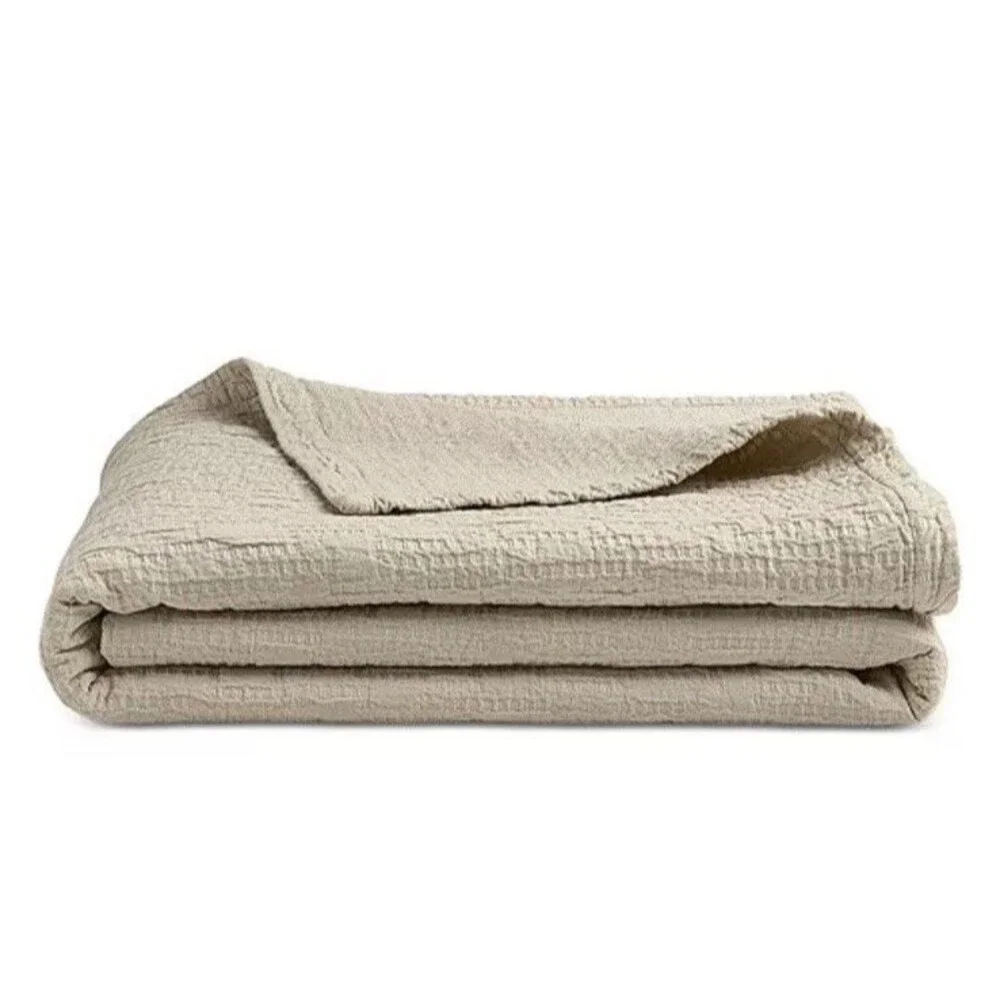 Hudson Park Collection $550 King Textured Italian Matelasse Coverlet